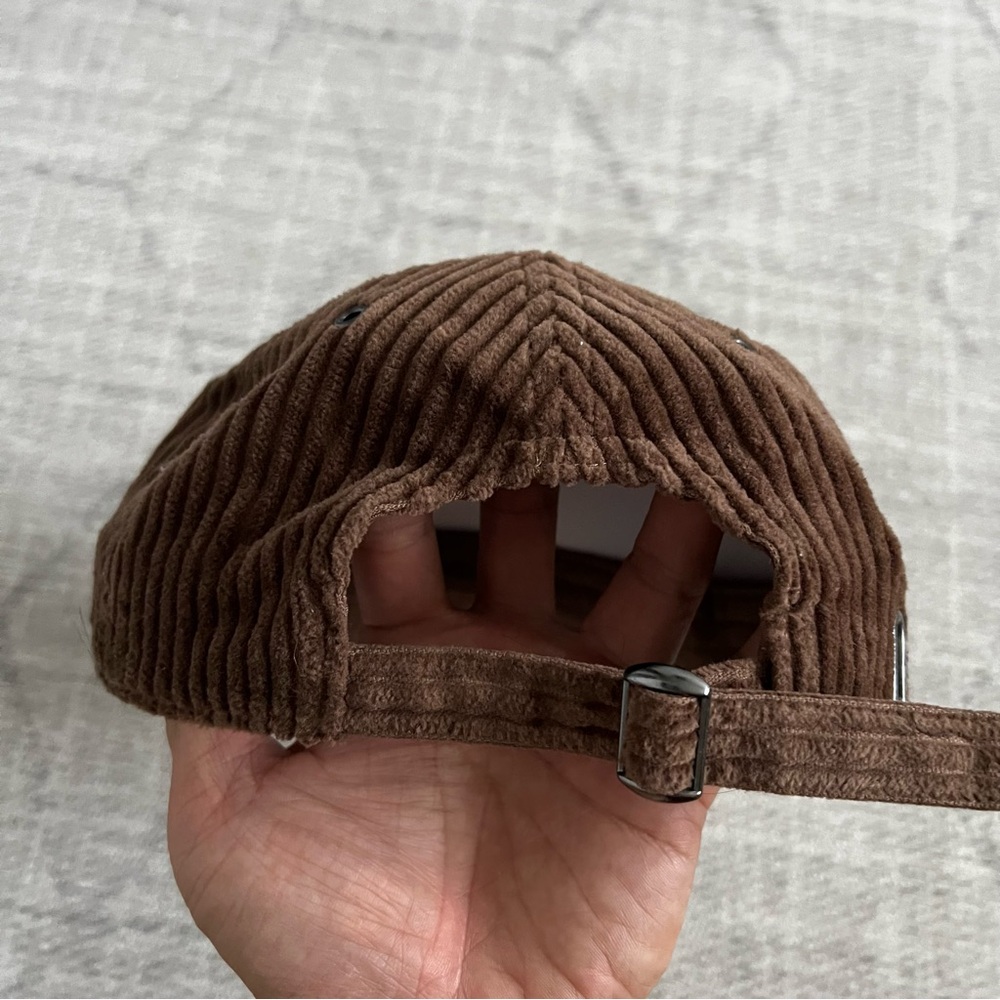 GAP X Sean Wotherspoon Brown Corduroy Casual Skater Adjustable OSFM Dad Hat NEW - Picture 4 of 6
